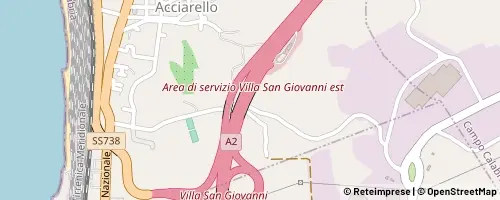 Mappa Villa San Giovanni
