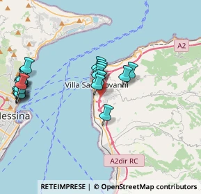 Mappa Via Carrubbara Localita Ginestre, 89018 Villa San Giovanni RC, Italia (4.6225)