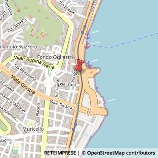 Mappa Via Pietro Cuppari, 16,18, 98121 Messina, Messina (Sicilia)