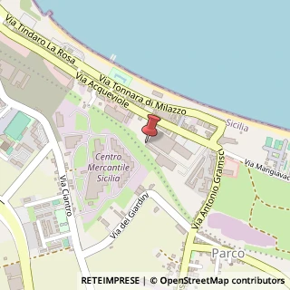 Mappa Via Acqueviole, 80, 98057 Milazzo, Messina (Sicilia)