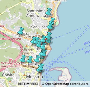 Mappa Via Istria, 98121 Messina ME, Italia (0.8245)