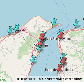 Mappa Via Istria, 98121 Messina ME, Italia (8.222)