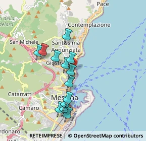 Mappa Via Istria, 98121 Messina ME, Italia (1.82154)