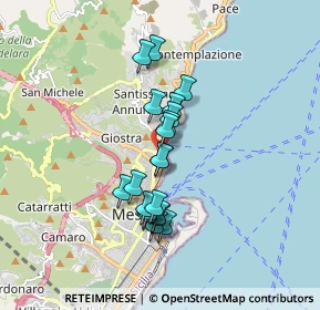 Mappa Via Istria, 98121 Messina ME, Italia (1.5265)