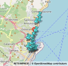 Mappa Via Istria, 98121 Messina ME, Italia (1.7835)