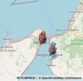 Mappa Via Istria, 98121 Messina ME, Italia (7.36111)