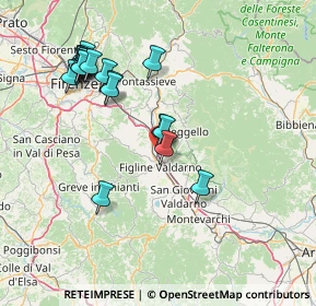 Mappa Frazione Matassino Loc. Rona, 50066 Reggello FI, Italia (16.766)