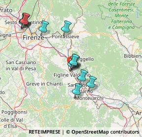 Mappa Frazione Matassino Loc. Rona, 50066 Reggello FI, Italia (14.40538)