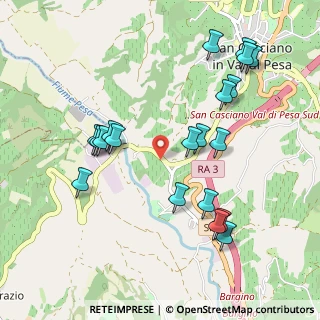 Mappa SP Certaldese I, 50026 San Casciano in Val di Pesa FI, Italia (1.087)