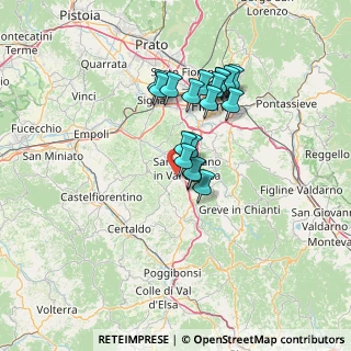 Mappa Via Etruria, 50026 San Casciano in Val di pesa FI, Italia (11.35667)