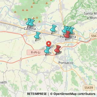 Mappa Via Liguria, 56025 Pontedera PI, Italia (3.27455)