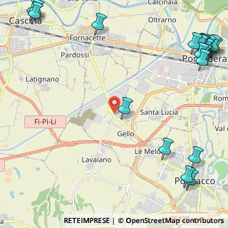 Mappa Via Liguria, 56025 Pontedera PI, Italia (3.7965)