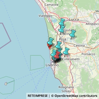 Mappa 56128 Pisa PI, Italia (9.63444)