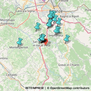 Mappa Via Grevigiana, 50026 Figline e Incisa Valdarno FI, Italia (5.911)