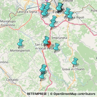 Mappa Via Grevigiana, 50026 Figline e Incisa Valdarno FI, Italia (10.2075)
