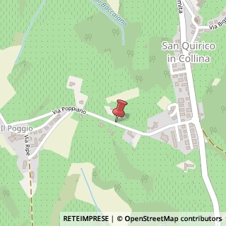 Mappa Via Poppiano, 45, 50025 Montespertoli, Firenze (Toscana)