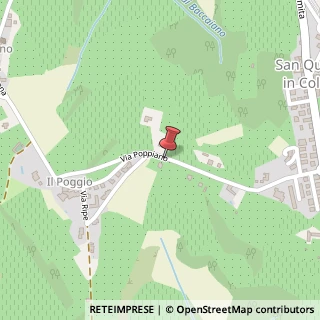 Mappa Via Poppiano, 82, 50025 Montespertoli, Firenze (Toscana)