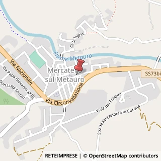 Mappa Corso Bencivenni, 6, 61040 Mercatello sul Metauro, Pesaro e Urbino (Marche)