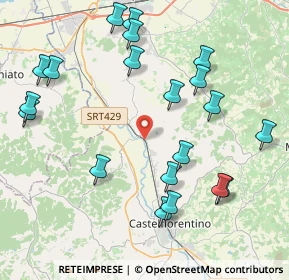 Mappa SR429, 50051 Castelfiorentino FI, Italia (4.8425)