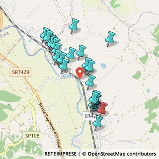Mappa SR429, 50051 Castelfiorentino FI, Italia (0.87692)