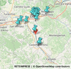 Mappa SR429, 50051 Castelfiorentino FI, Italia (7.53056)