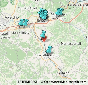 Mappa SR429, 50051 Castelfiorentino FI, Italia (7.90824)