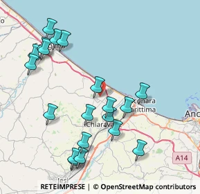 Mappa 60018 Montemarciano AN, Italia (9.0395)