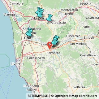 Mappa Via Campania, 56025 Pontedera PI, Italia (14.15091)