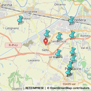 Mappa Via Campania, 56025 Pontedera PI, Italia (2.62818)