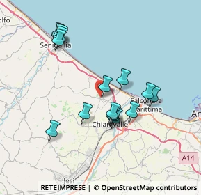 Mappa Strada Provinciale Croce Buzzo, 60018 Montemarciano AN, Italia (7.12188)