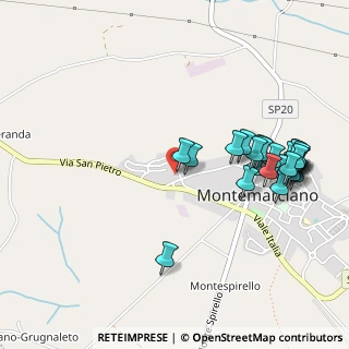 Mappa Via Cesare Mariani, 60018 Montemarciano AN, Italia (0.57692)