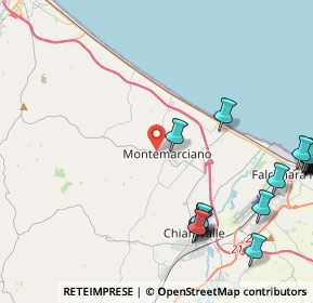 Mappa Via Cesare Mariani, 60018 Montemarciano AN, Italia (6.2925)