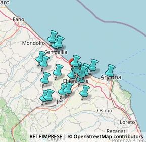 Mappa Via Panoramica, 60018 Montemarciano AN, Italia (11.0005)