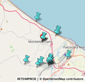 Mappa Via Panoramica, 60018 Montemarciano AN, Italia (3.66875)