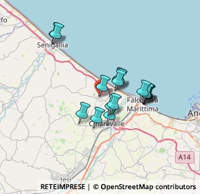 Mappa Via Panoramica, 60018 Montemarciano AN, Italia (5.48313)