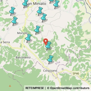 Mappa Via Gello, 56028 San Miniato PI, Italia (2.80182)
