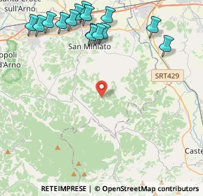 Mappa Via Gello, 56028 San Miniato PI, Italia (5.66667)