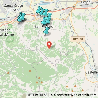 Mappa Via Gello, 56028 San Miniato PI, Italia (5.69643)
