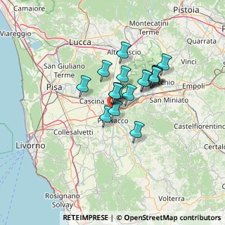 Mappa Via dei Ciliegi, 56025 Pontedera PI, Italia (9.69944)