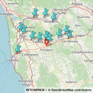 Mappa Via dei Ciliegi, 56025 Pontedera PI, Italia (14.98786)