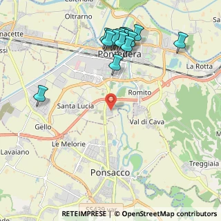 Mappa Via dei Ciliegi, 56025 Pontedera PI, Italia (2.44688)