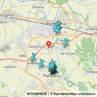 Mappa Via del Pino, 56025 Pontedera PI, Italia (2.02375)