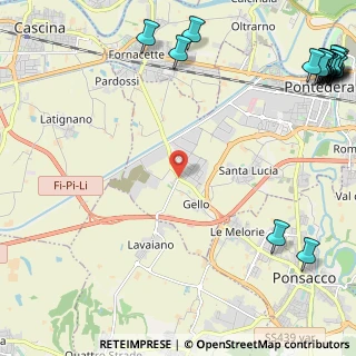 Mappa Via Umbria, 56025 Pontedera PI, Italia (3.9965)
