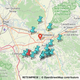 Mappa Via Umbria, 56025 Pontedera PI, Italia (7.81789)
