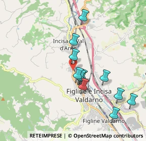 Mappa Via Delle Bizzarre, 50064 Figline e Incisa Valdarno FI, Italia (1.7375)