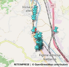 Mappa Via Delle Bizzarre, 50064 Figline e Incisa Valdarno FI, Italia (0.798)