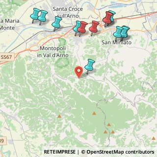 Mappa Via XXIV Maggio, 56028 San Miniato PI, Italia (5.76923)