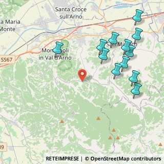Mappa Via XXIV Maggio, 56028 San Miniato PI, Italia (4.99)