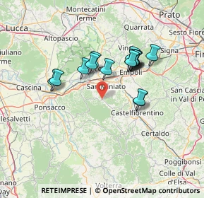 Mappa Via Balconevisi, 56028 San Miniato PI, Italia (11.87938)