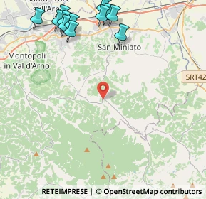 Mappa Via Balconevisi, 56028 San Miniato PI, Italia (5.9)